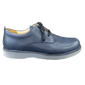 Samuel Hubbard Mens Free Grey Leather Lace Up Casual Walking Shoes US 10